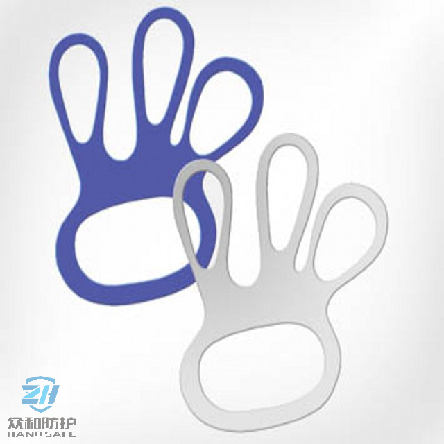 Ring Mesh Gloves Tensioner Made From Hygienic and Elastic Polymeric Material