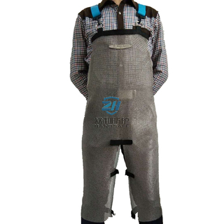 Cut Resistant Stainless Steel Apron with Split Leg 